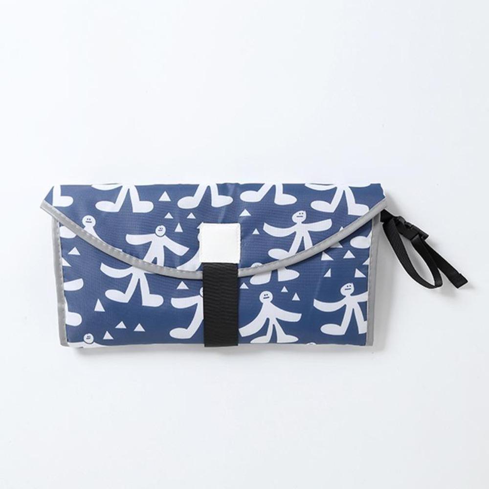 Portable Polyester Baby Changing Mat, Universal Waterproof Diaper Changing Pad for Infant Care