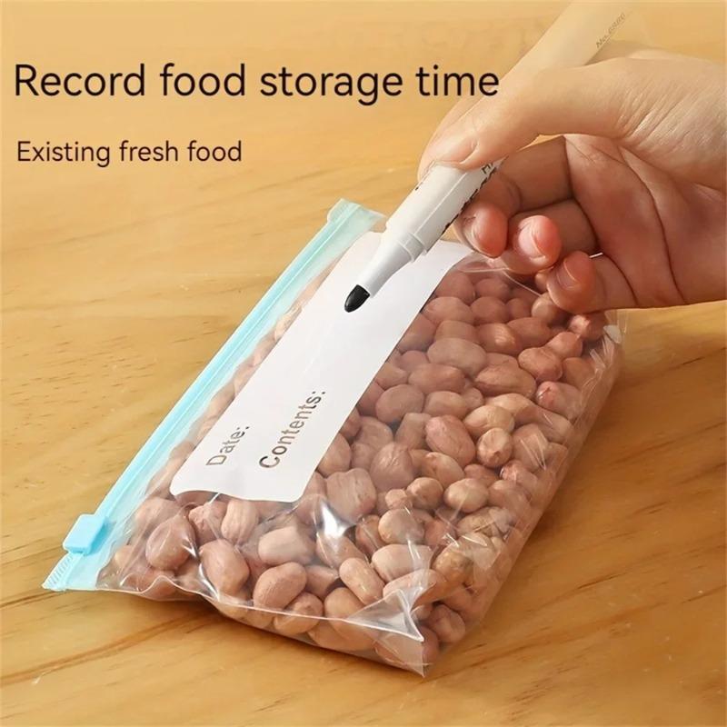 Multiple Sizes Food Dispenser Sealed Zipper Bag Food Environmental Protection Cling Film Bag Eco-friendly Reusable Transparent and Visible