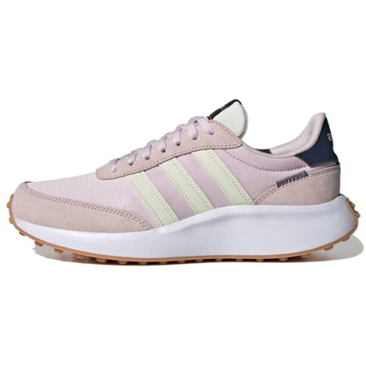 Adidas Neo Run 70S Fabric Synthetic Leather Comfortable Durable Low-Top Lifestyle Sneakers Women sneakers Pink HQ1975