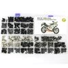 Passend für Aprilia RS125 1996 1997 1998 1999 2000 2001 2002 2003 2004 2005 Kompletter Vollverkleidungs-Schraubensatz Verkleidungsclips Schraube Mutter