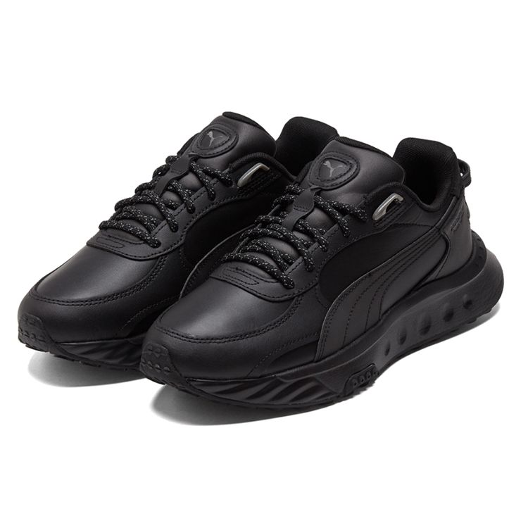 Puma Wild Rider Reflective Cushioning Low-Top Training Shoes Men Training Shoes Black 383728-02