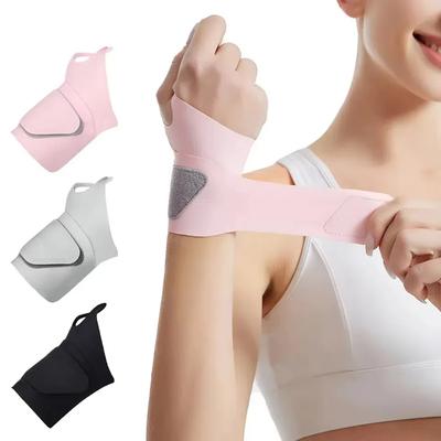 Fixed Spandex Sport Wrist Guard Wrist Sprain Tendonitis With Fastener Tape Wristband Ultra Thin Joint Brace Fitness Sports Wrap