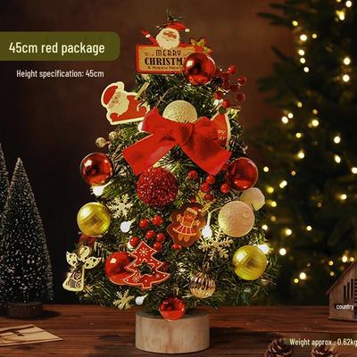 Mini Desktop Christmas Tree DIY Kit with Lights