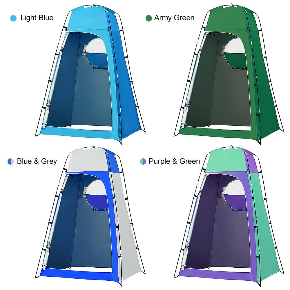 Privacy Shelter Tent Portable Outdoor Shower Toilet Changing Room Tent with Removable Bottom for Camping Beach