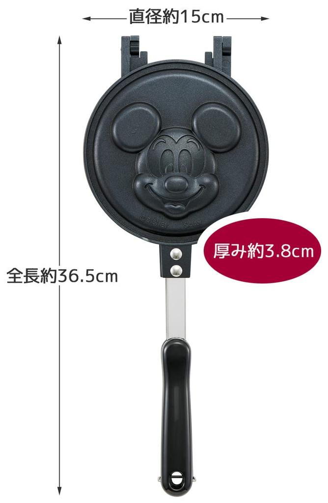 Skater Palačinkovač Zábava pro Rodiče a Děti Přímý Oheň Hliník Disney Mickey Mouse Snadno se Čistí ALHOC1-A