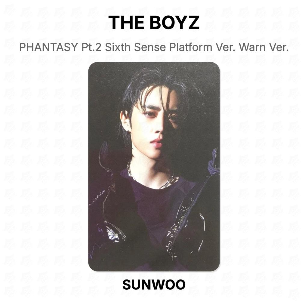 THE BOYZ PHANTASY Pt.2 Sixth Sense Platform Ver. Warn Ver. Official Photocard