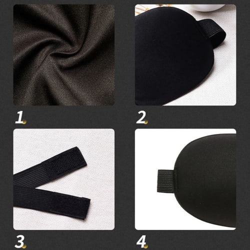 Sleeping Eye Mask - 3D 3D Eye Mask | Breathable Cooling Eye Cover for Sleeping, Camping, Beach, Airplane, Nap, Spa, Travel, Meditation