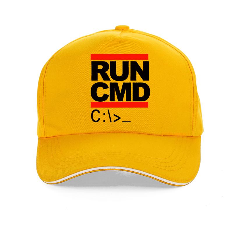 Run Cmd Computer Programmer Hat Funny Birthday Gift For Man Boyfriend Husband Summer Baseball Cap Adjustable Outdoor Sports Hats