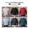 Romone Men's Business Casual Long Sleeve Shirt