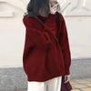 Thickened Autumn and Winter New Loose and Lazy Pullover Versatile Bottoming Knitted Sweater Inner Sweater Women's Outer Wear