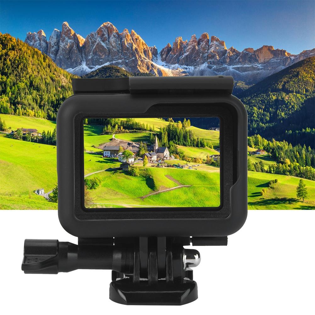 Protective Frame Housing Case Windscreen Foam Cover For Gopro Hero 7 6 5 Camera