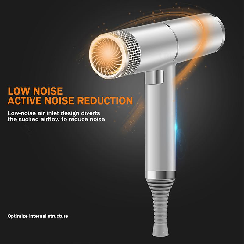 Big Power Hair Dryer Household Blow Salon Hand Dryer Negative Ion Electrical Hair Blow Dryer with Air Nozzle