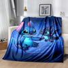 1pc Stitch Printing Blanket - Soft, All-Season Throw for Living Room, Bedroom,Travel