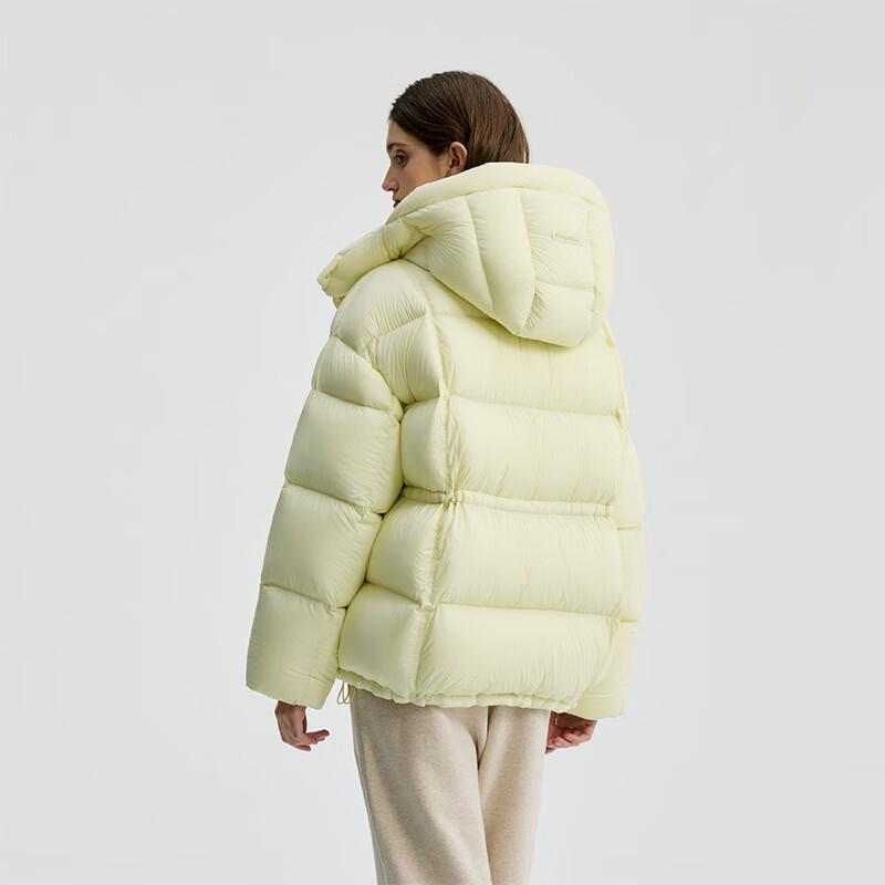 BINJORA Women's Detachable Hood Puffer Down Jacket