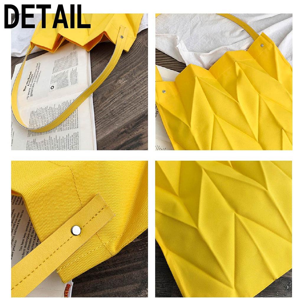 Maison De TAO Pleated Foldable Lightweight Eco Bag for Travel (Red)