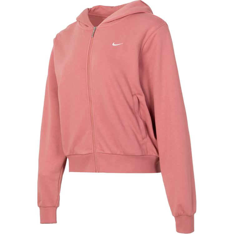 

Nike Бег Фитнес Тренировки С Капюшоном Молния Длинный Рукав Куртка Женская Куртка Розовый FN2420-634 M