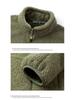 Men's Autumn/Winter Teddy Fleece Jacket - Stand Collar, Loose Fit, Thick, Warm Hoodie