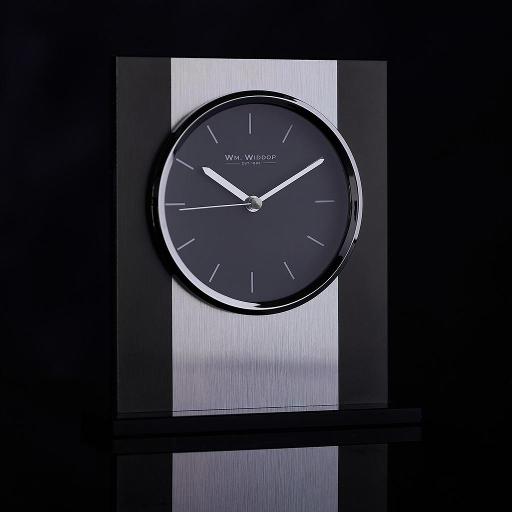 William Widdop Aluminium Mantel Clock