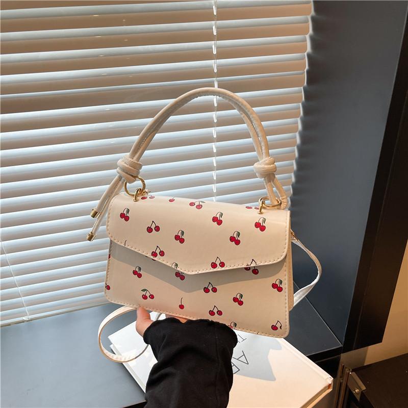 Beautiful Daily Commuting Texture Women's Portable Shoulder Messenger Bag Summer New Versatile Small Square Bag