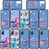 Cover for iPhone 17 16 15 Xiaomi Poco Redmi Note 14 13 12 11 Pro 9 16e Samsung Galaxy S25 S24 S23 OPPO Huawei Blue Lilo Cartoon Stitch Pink Phone Case