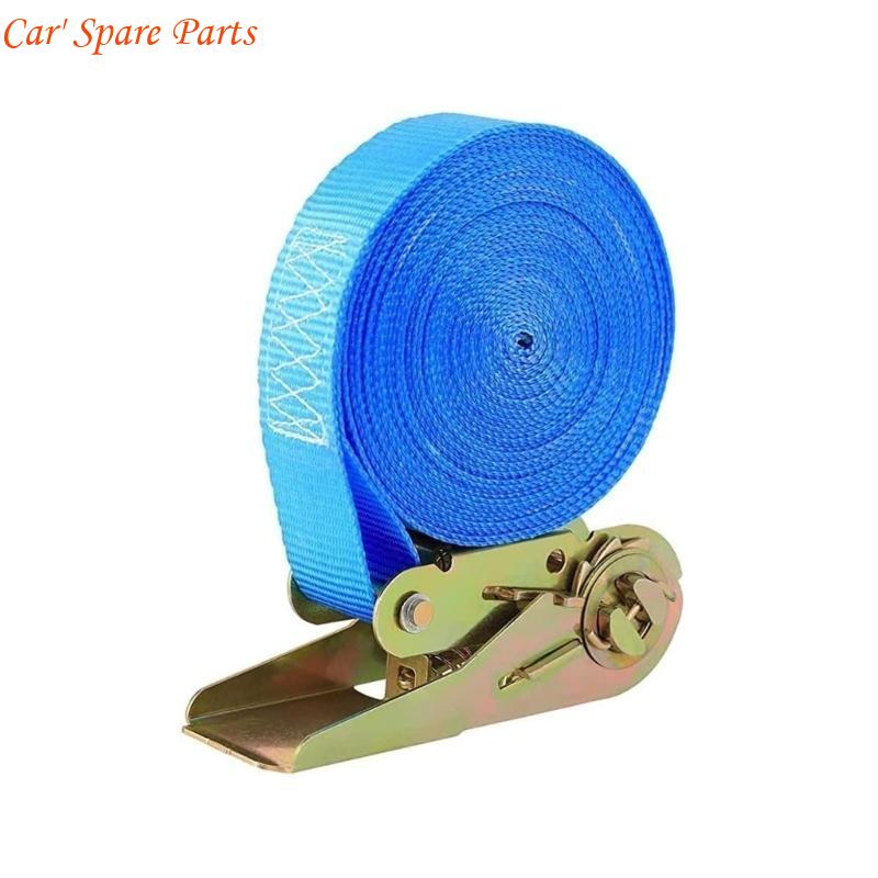 Y4UA Lashing Strap Cargo Tie Down Strap with Ratchet Heavy Duty Roof Rack Strap