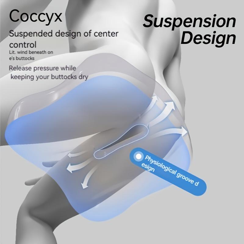 Memory Foam Coccyx Cushion, Non-Slip Soft Support, Suitable for Office Chairs, Wheelchairs, and Car Seats,  Comfortable Chair Accessory