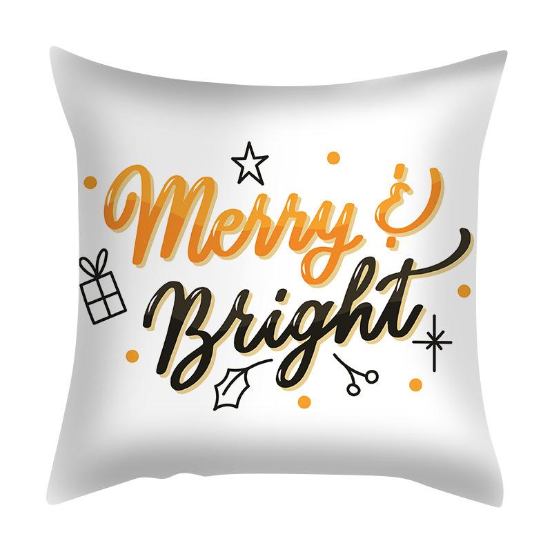 Pillowcase Christmas Cartoon Nordic Cross-border Special for Living Room Bedroom Cushion Pillow