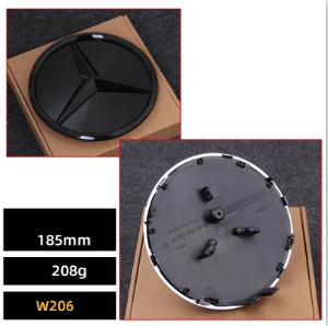 BENZ Car Front Grille Emblem Star Badge  Logo Chrome Black Silver 3D Mirror Mercedes Benz W205 W204 W253 W213 W206 W166 Gle VVVglc Qa6