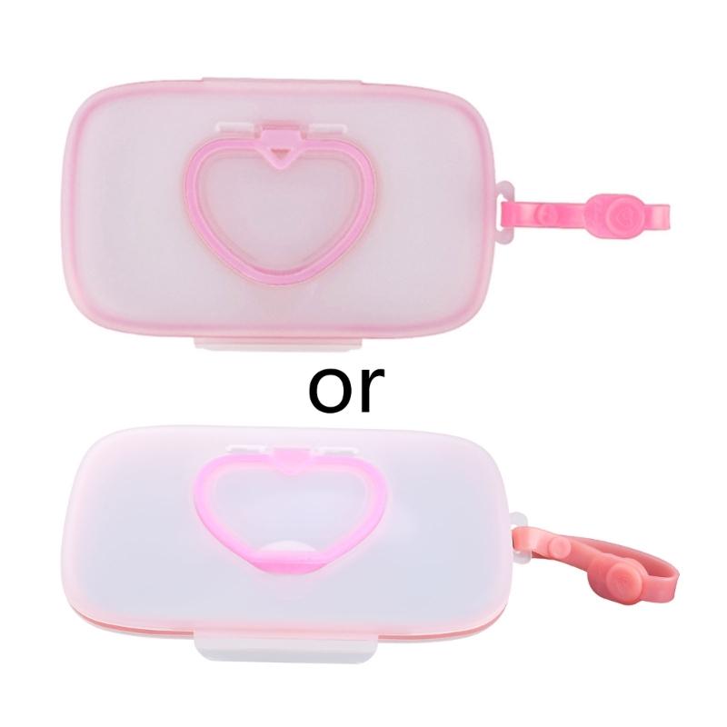 

Диспенсер для детских салфеток, портативный многоразовый контейнер для влажных салфеток, многоразовый держатель для салфеток для путешествий, для хранения в футляре