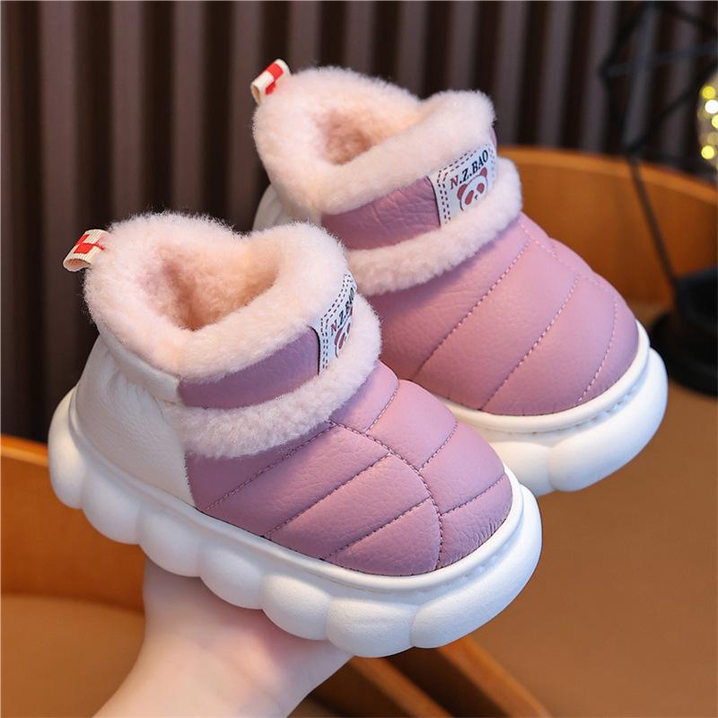 Детские зимние тапочки из хлопка — фото 9