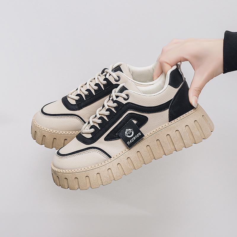 Fashion Tan Round Nose Womens Loafer Shoes Vulcanize Basketball Brands Woman Designer Woman Sneakers Sport New Fast From China