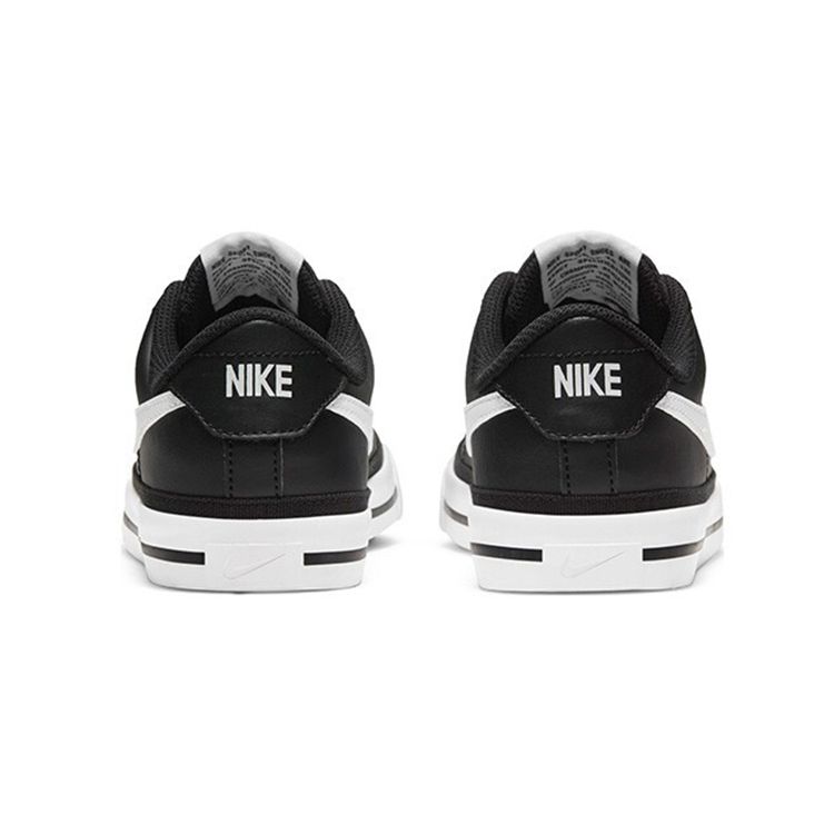 Nike Court Legacy GS Black White Kids Sneakers Gum-Light-Brown DA5380-002