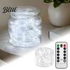 Elegant Bedroom Mood Lighting Copper Wire Fairy Lights with Remote 8 Modes 10-Level Dimming Timer Waterproof Dimmable Twinkle for Battery