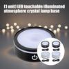 Multiple Color Changing Touch Control LED Crystals Lamp Base with Adjustable Brightness for Atmospheres Lighting