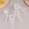 10Pcs 40Ml 20G Flat Bottom Graduated Measuring Spoon With Scale Transparent Plastic Kitchen Baking Measuring Spoon Tableware