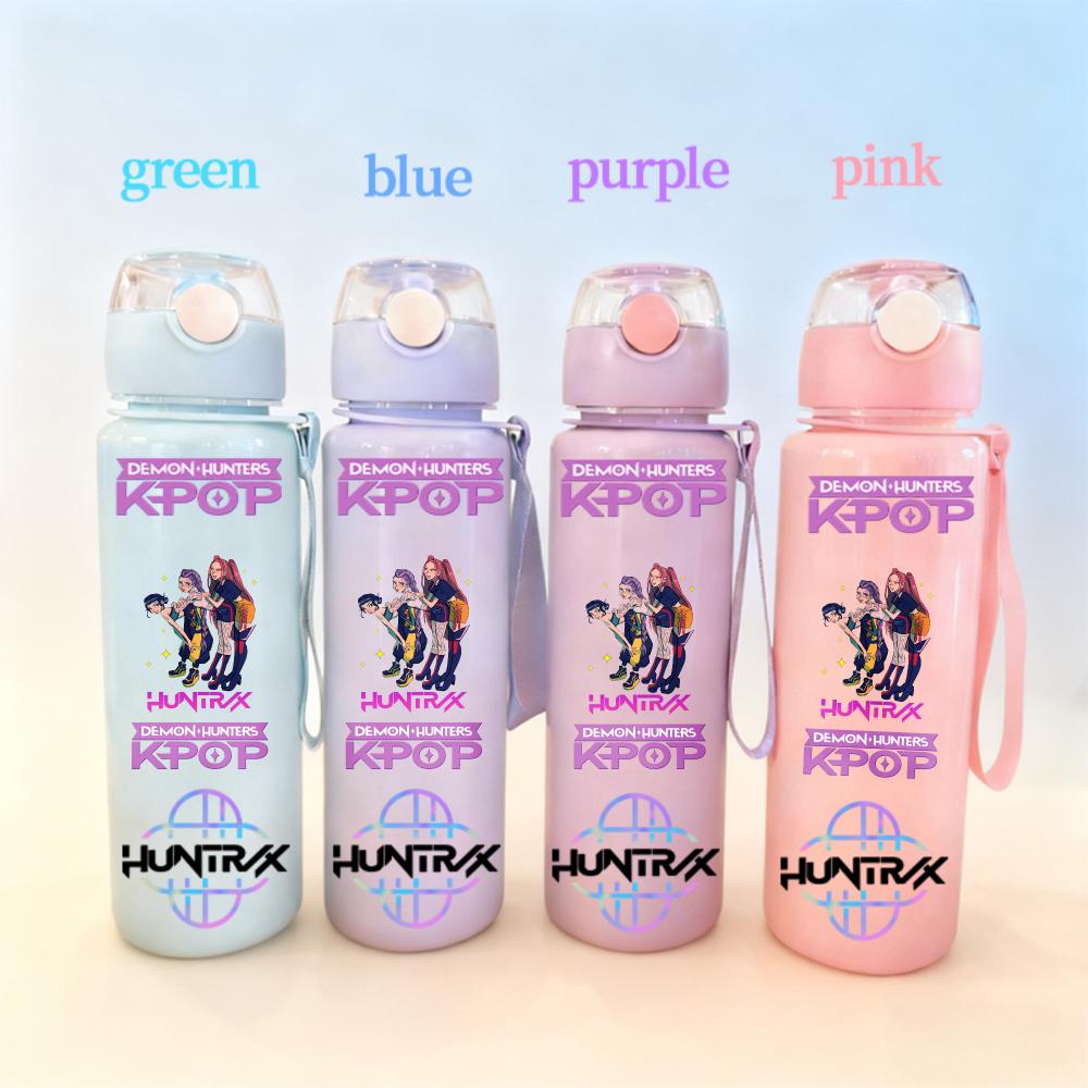 700ML KPOP Devil Hunter Stainless Steel Insulated Mug Anime Cartoon Style Portable Cup Fit designed for Students plus Children