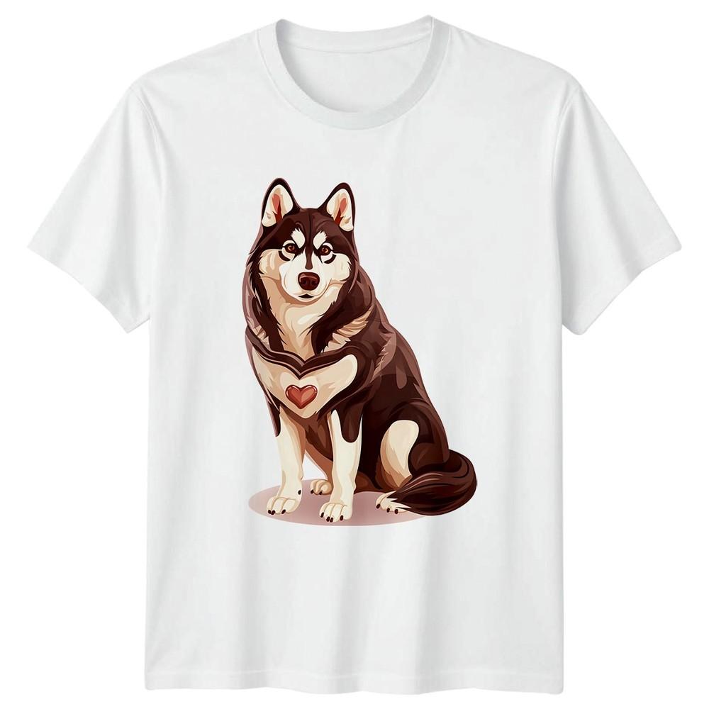Siberian Husky Dog Breed Unisexs TShirt Unisexs Tee Graphic Unisex Top S
