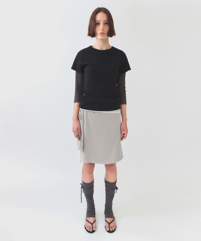 Simeteuligpeosenteu Basic Jersey T-Shirt / Black