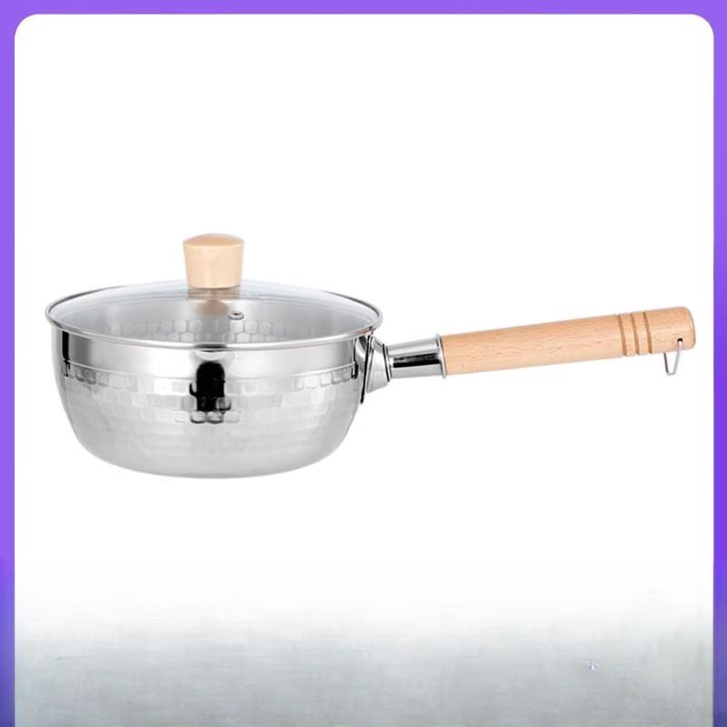 Yicang Japanese Style Hammered Stainless Steel Saucepan