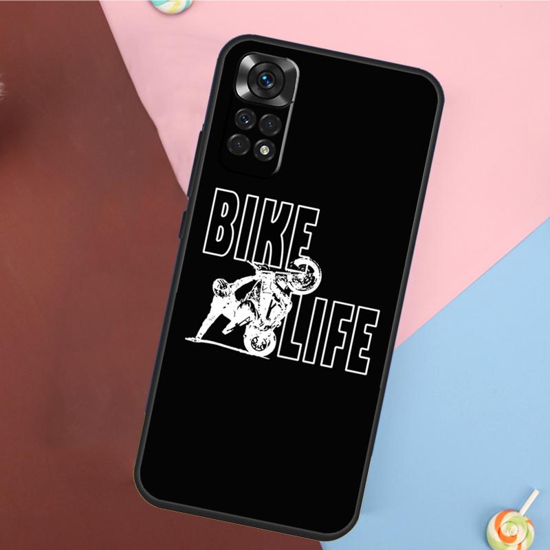 Moto Bike Motocross Cover For Xiaomi Redmi Note 13 14 Pro 12 11 9 10 9S 10S 11S 12S Redmi 14C 10C 12C 13C Case
