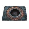 3D Optical Illusion Rug Endless Abyss Floor Mat Depth Manhole Entrance Rug Non-Slip Doormat for Bathroom Living Room Playroom Decoration