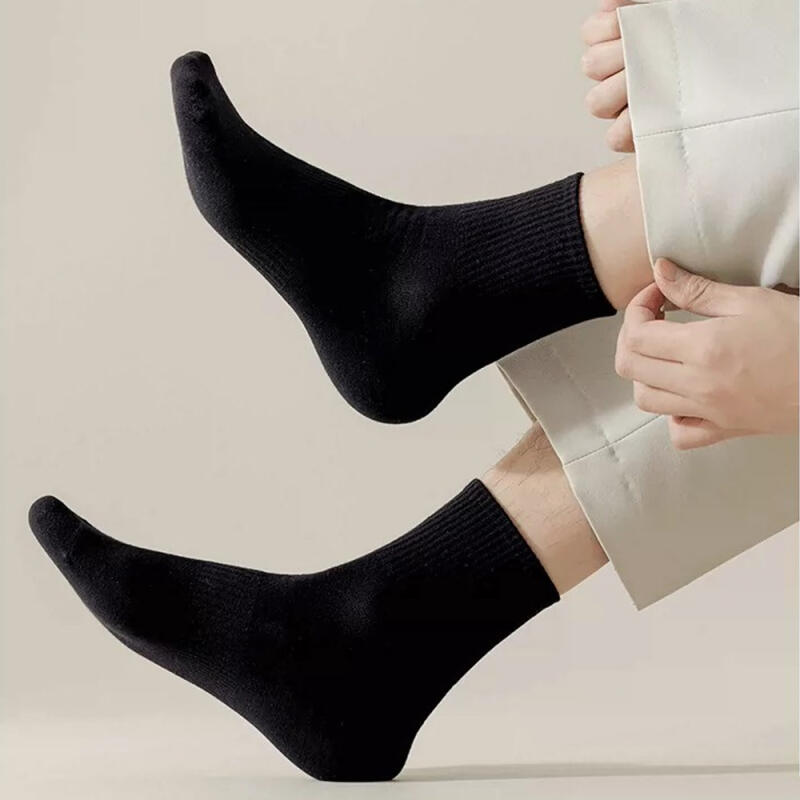 Haruyang Men s Anti-odor Daily Socks 3-pack Set 3 sets of long sticks