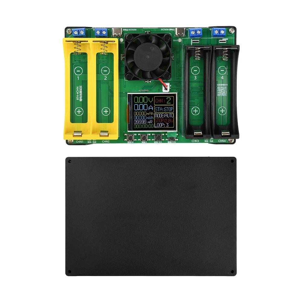 1.77-inch Color Screen 21700/18650 Battery Capacity Internal Resistance Tester Charge/Discharge Battery Tester Digital Display