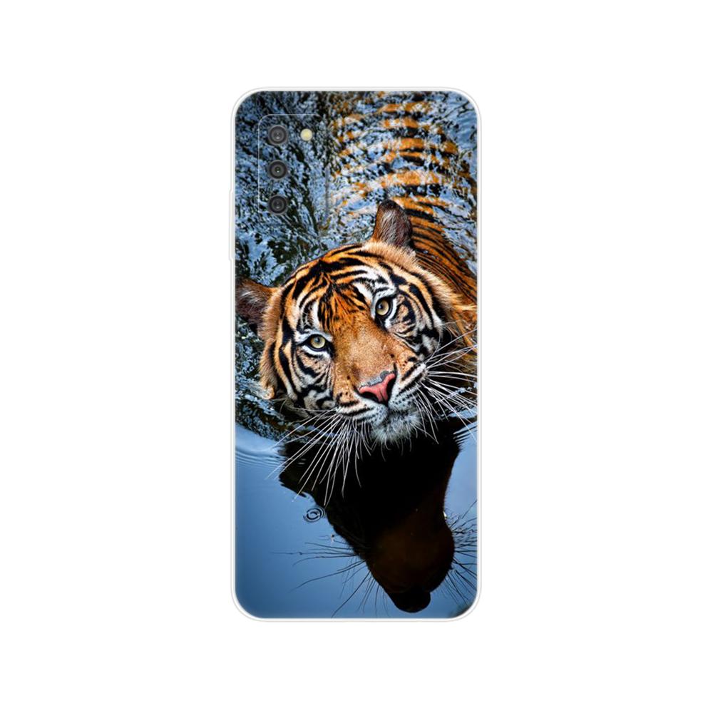Per Samsung A03S Custodia 164,3 mm Copertura Posteriore del Telefono Su Samsung Galaxy A03s GalaxyA03s A 03s a037 Custodia Morbida Tpu Bumper in Silicone 6,5 pollici