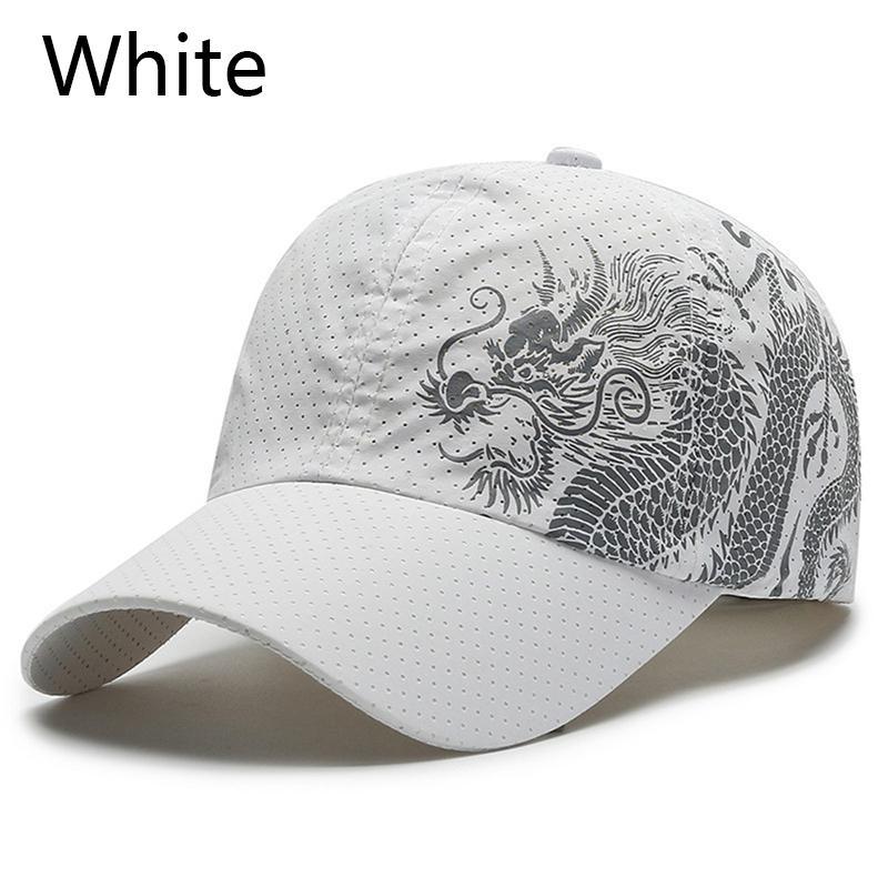 1 Pc Men Dragon Hat Summer Lightweight Sun Visor Cap Breathable Quick-Drying Outdoor Sport Baseball Cap Sun Visor Baseball Sun Hat