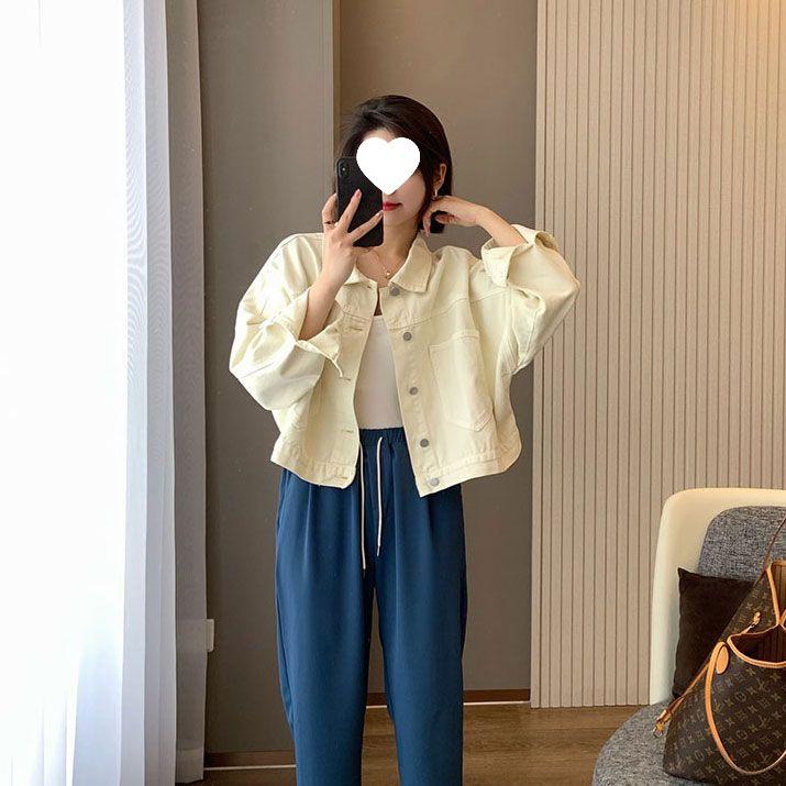 Women's Loose Denim Jacket - Korean Style, Casual, Versatile, Short-Length, Trendy Spring/Autumn Fashion