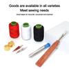 6/25/34PCS Multi-Purpose Sewing Tool Set with Top Needle Easy Sewing Needle and Thread Kit Quilt Sewing Needle