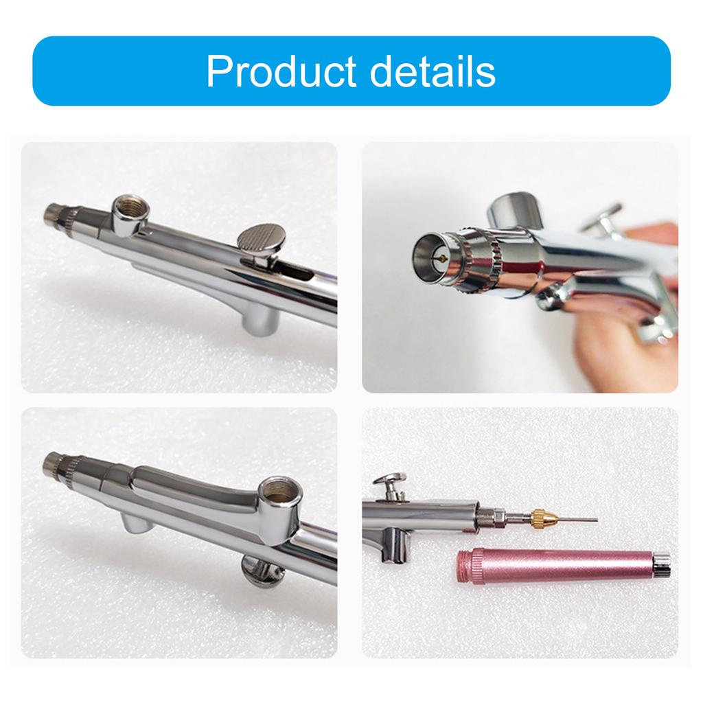 Portable High Pressure Airbrush Guns with Comfortable Grip 0.3mm Nozzle for Long Term Use In Various Creative Setting