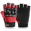 Motorcycle Gloves Men's Motorcycle Outdoor Racing Riding Equipment Palm Protection Breathable Half Finger Knight Anti Fall Gloves