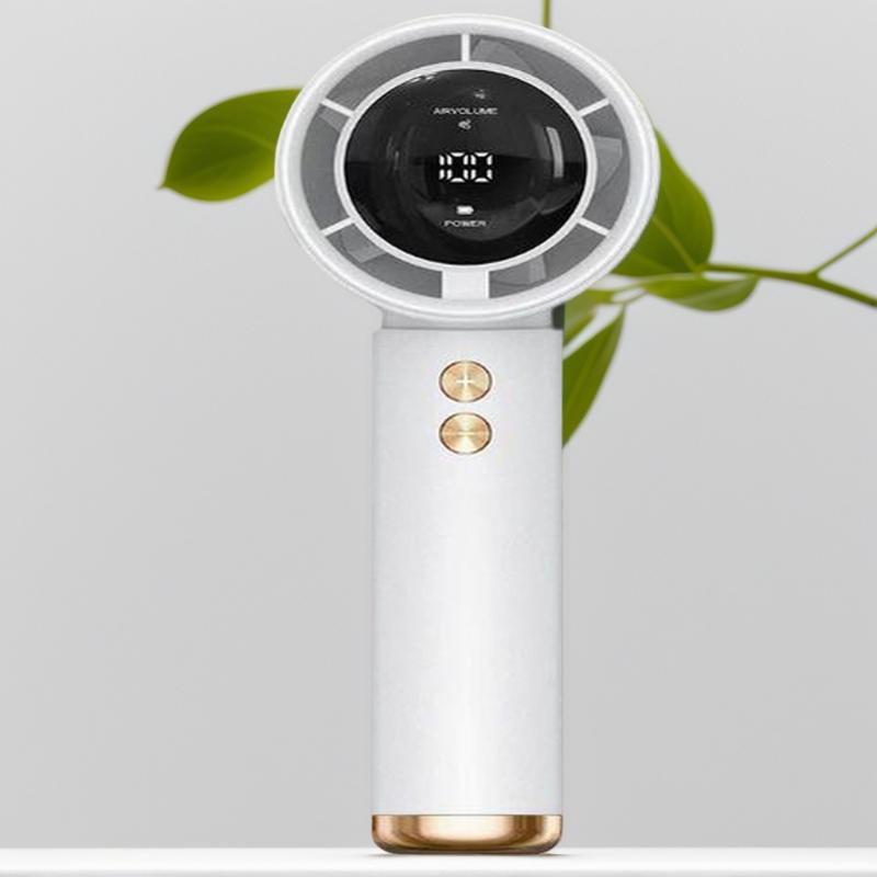 N68 Portable 0-100 Level Speed Adjustment Handheld Desktop Rechargeable Mini Turbo Fan D-733